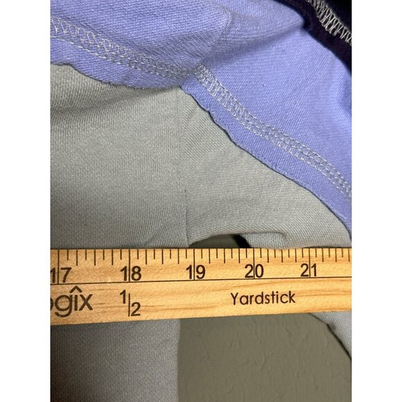 Umgee USA Women's Small Color Block 100% Cotton Hooded Drawstring Sweatshirt - Picture 5 of 9